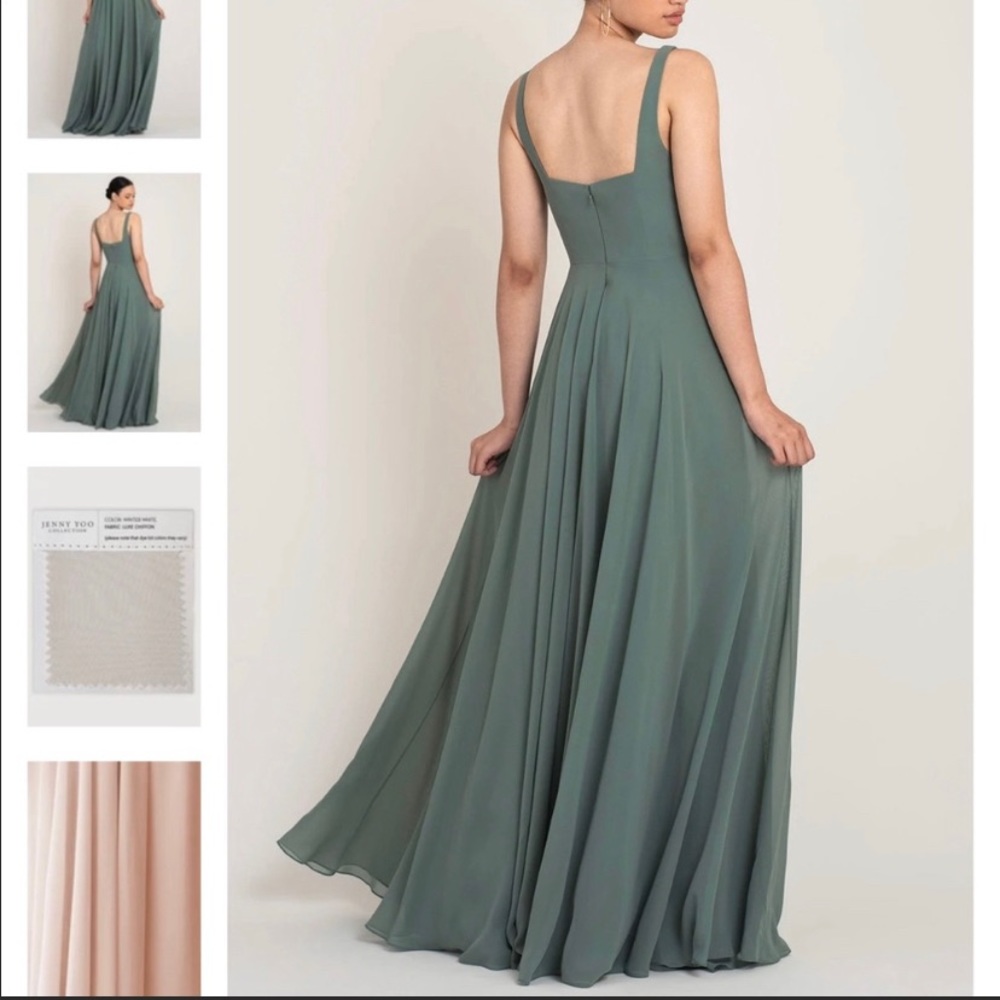 Jenny Yoo bridesmaids dress in Whisper Blue size 4